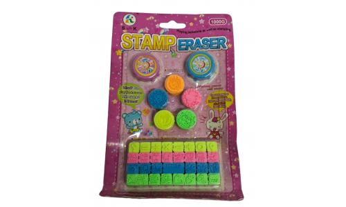 Stamp Eraser  Carimbos e Borrachas Cartela